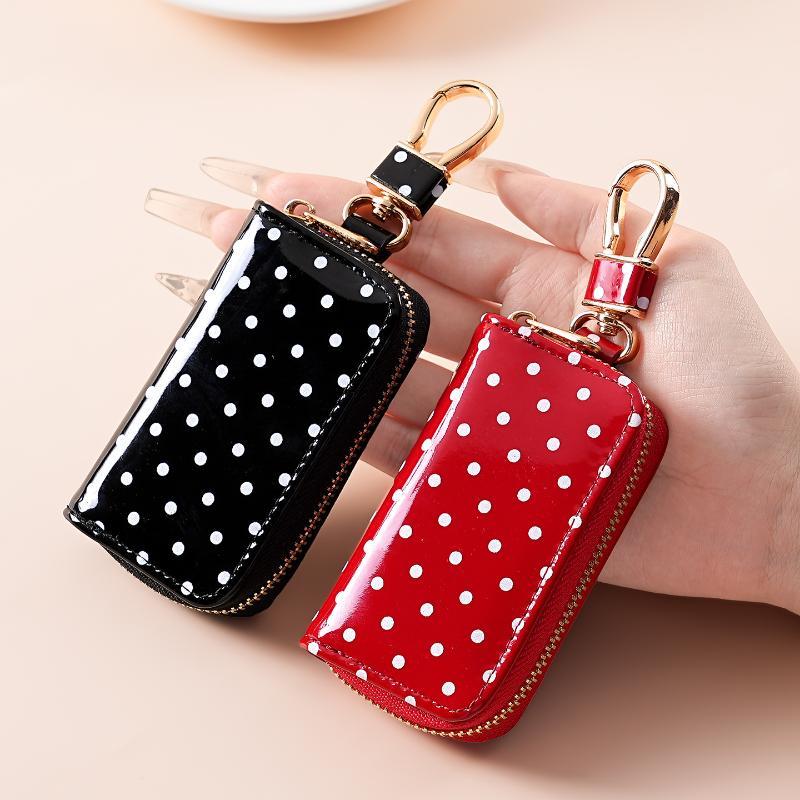 Men Accessories Store - Estuche para llaves de cuero patentado