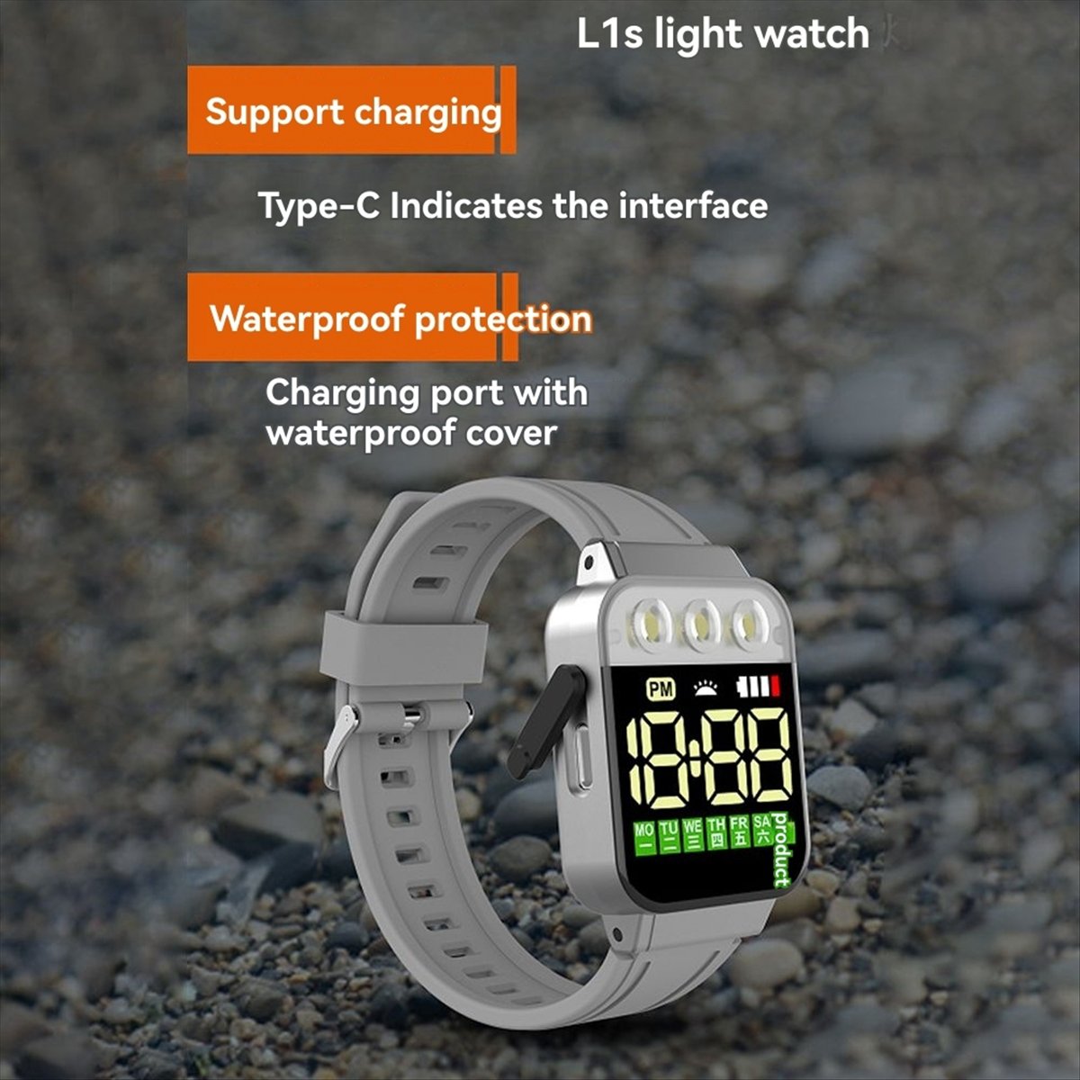 Men Accessories Gadgets - HAPPY DIAN! Relojes electrónicos LED deportivos,