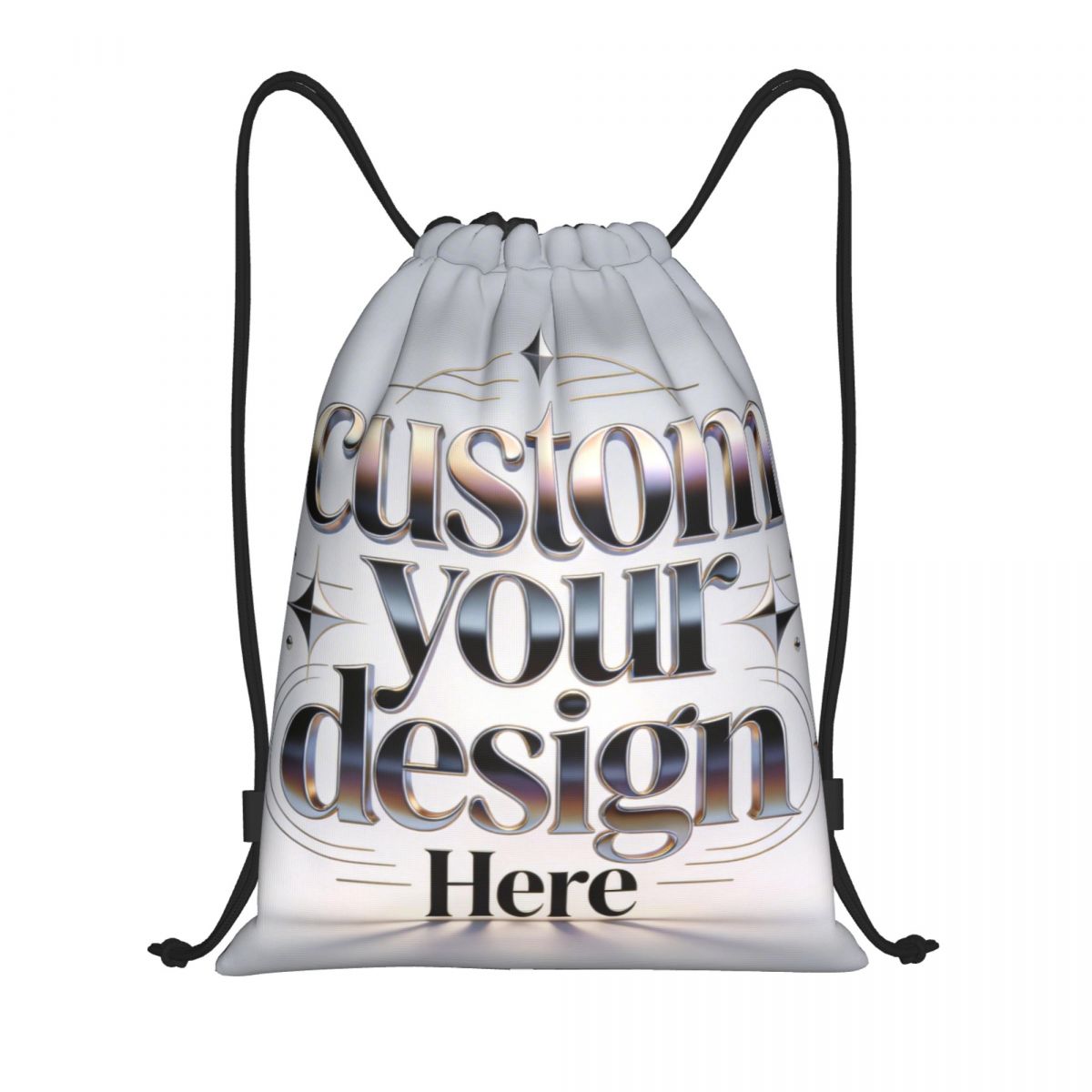 Men Accessories Logo - Mochilas con cordón y logotipo personalizado