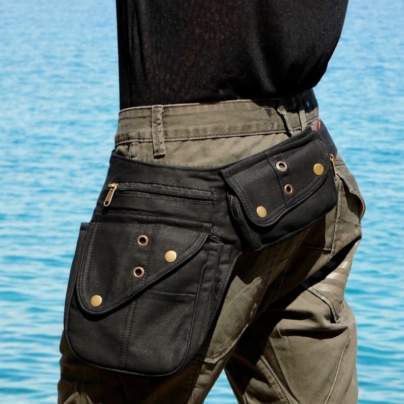 Men Accessories Gadgets - Bolsa con cinturón de cadera Steampunk