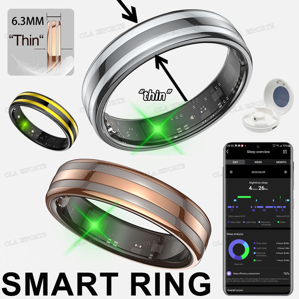 Young Men'S Accessories - Nuevo Anillo Inteligente con Monitor de