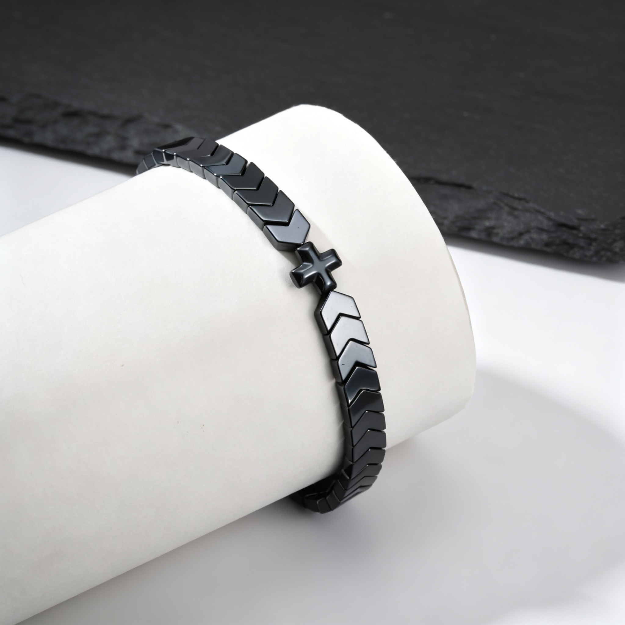 Pulsera de Cadena con Cruz de  - Men Accessories Logo reseña y precio