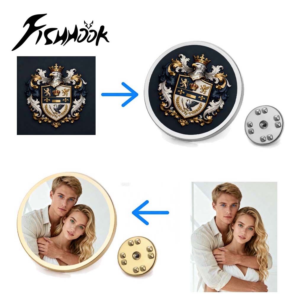 Broche Personalizado con Foto  - Men Accessories Brooch reseña y precio