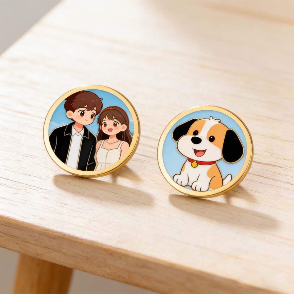 Broche Personalizado con Foto  - Men Accessories Brooch reseña y precio