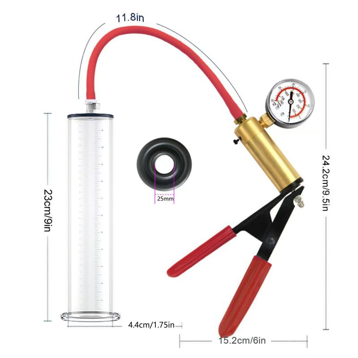 Bomba de vacío para agrandamie - Men Accessories Combo Set reseña y precio