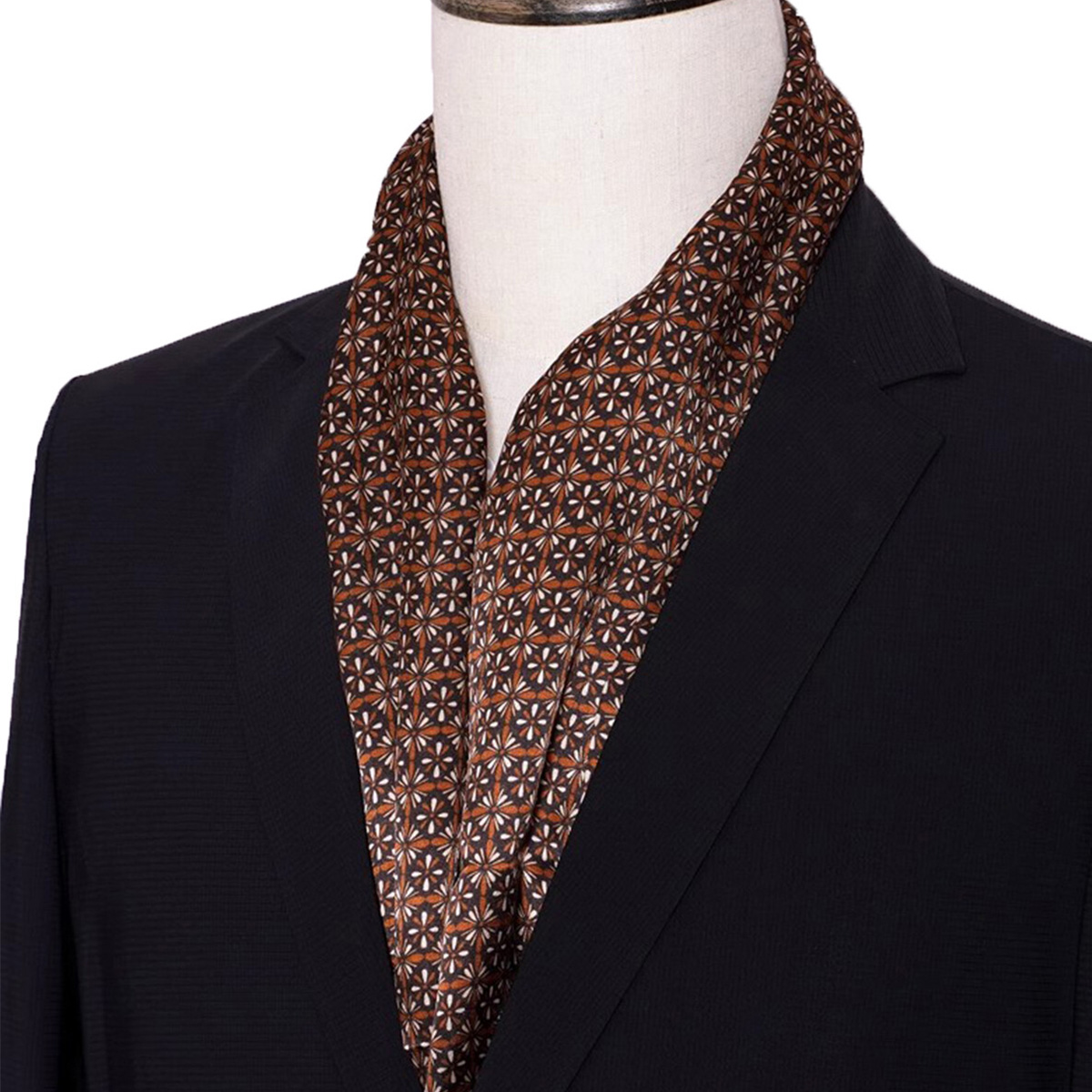 Nueva bufanda de seda a rayas  - Men'S Accessories Premium reseña y precio
