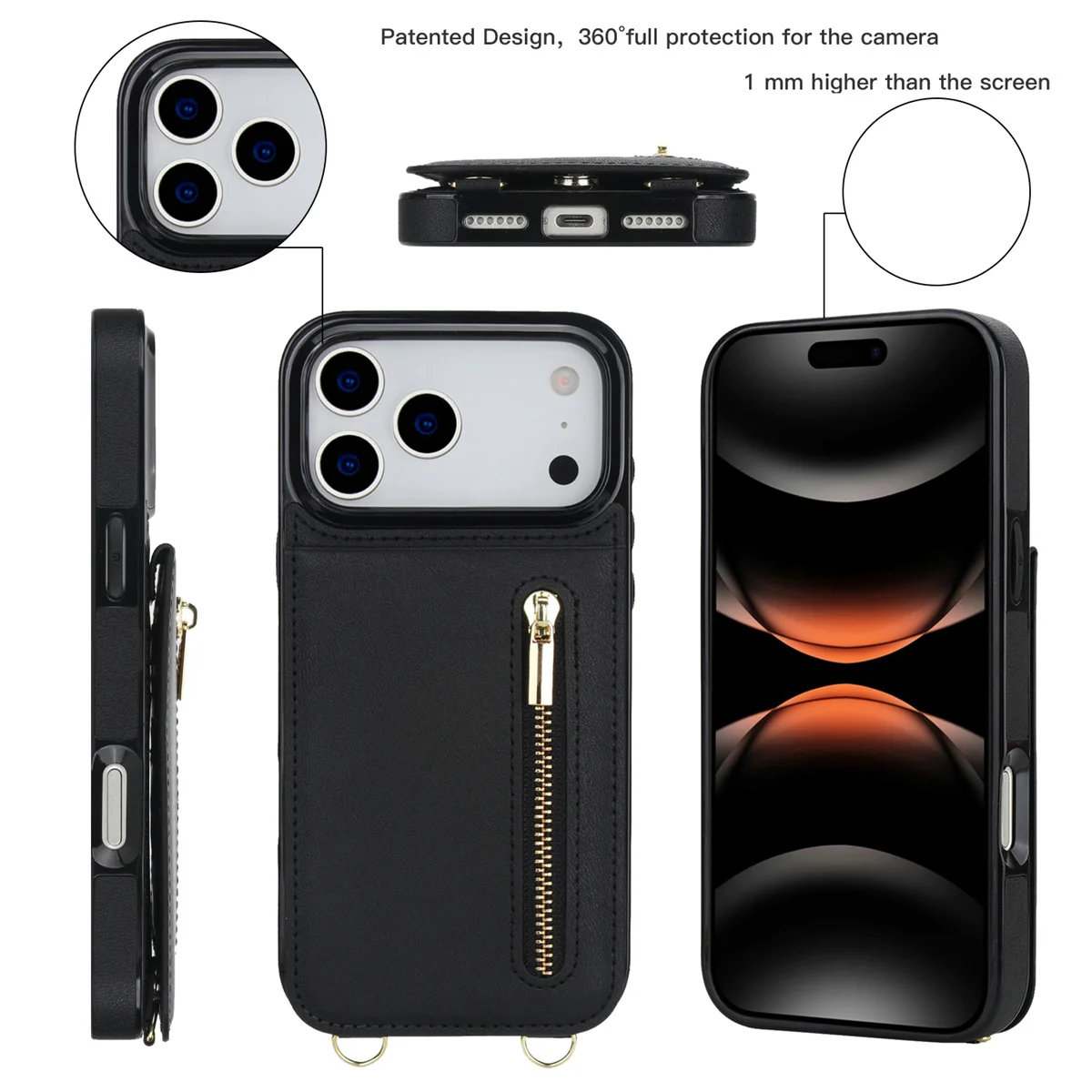 Funda de teléfono de cuero con - Phone Wallet Combo reseña y precio