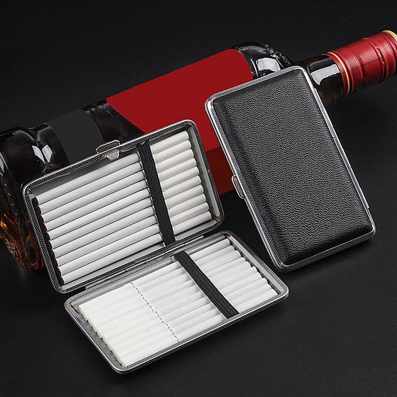 Caja compacta de cuero PU para - Men Accessories Gadgets reseña y precio
