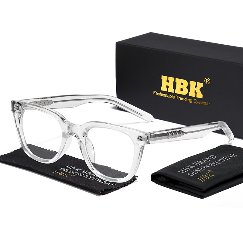 HBK monturas de gafas cuadrada - Men Accessories Tips reseña y precio