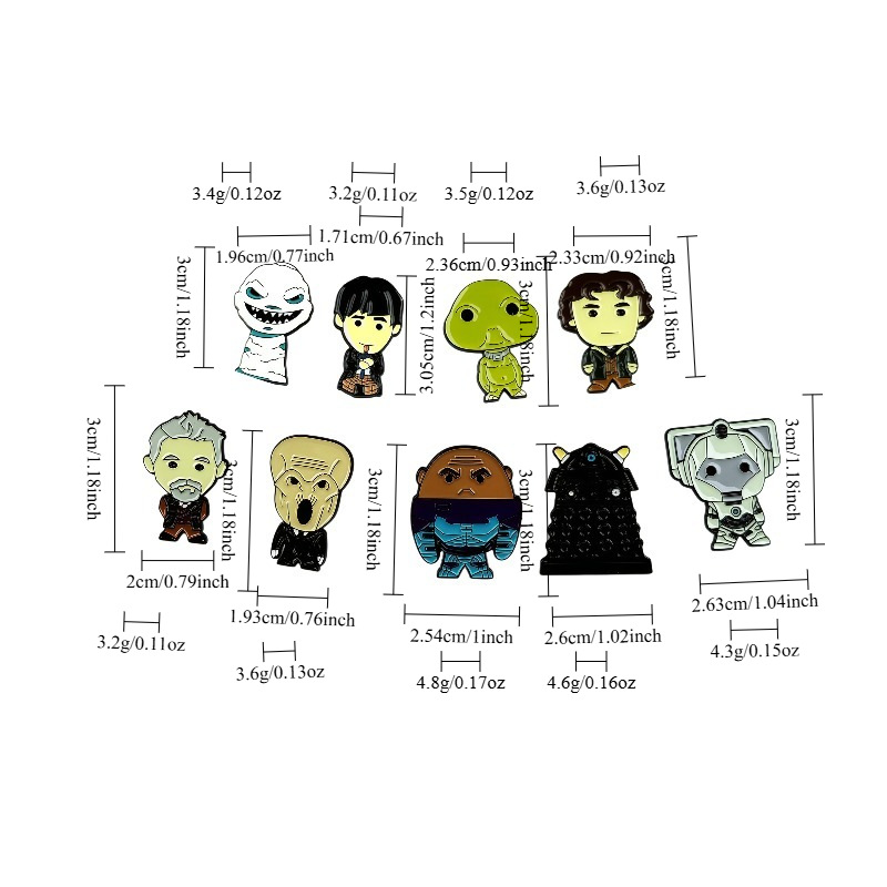 Broche Metálico de Dibujos Ani - Men Accessories Brooch reseña y precio