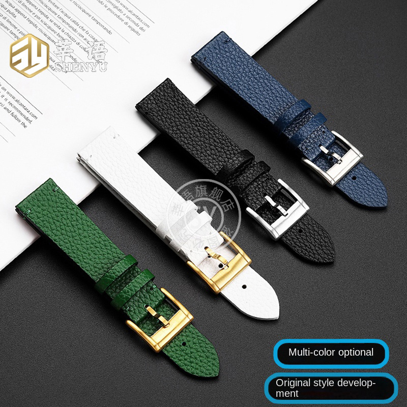Shenyu-Correa de cuero verde b - Men'S Accessories Gucci reseña y precio