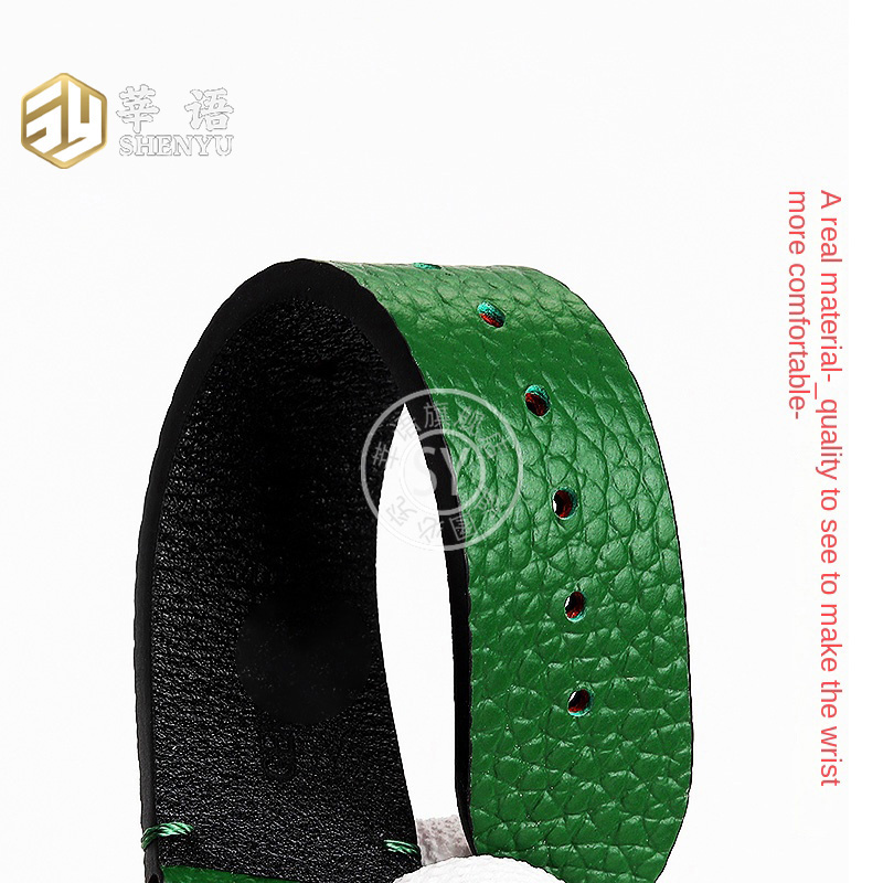 Shenyu-Correa de cuero verde b - Men'S Accessories Gucci reseña y precio