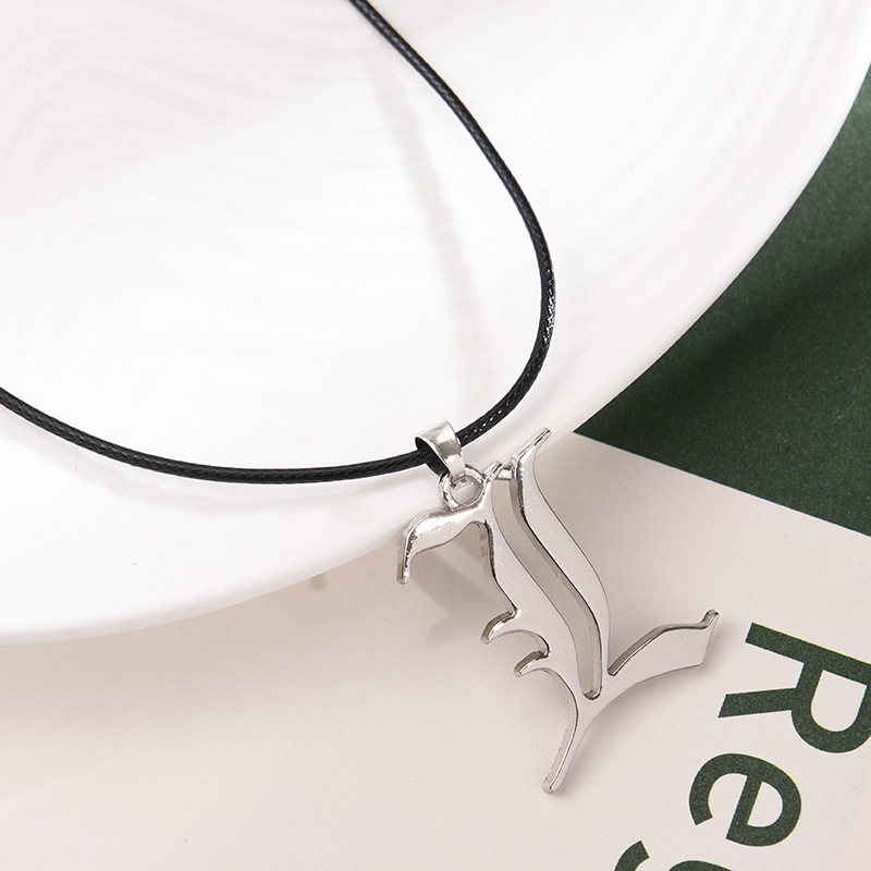 Anime Death Note L Logo collar - Men Accessories Logo reseña y precio