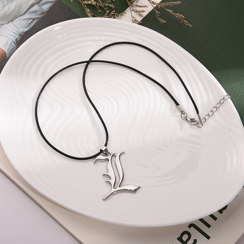 Anime Death Note L Logo collar - Men Accessories Logo reseña y precio