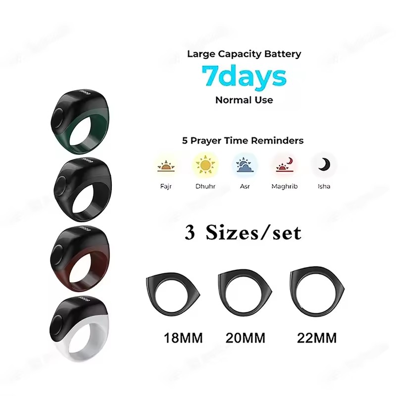 Anillo inteligente musulmán Qi - Young Men'S Accessories reseña y precio